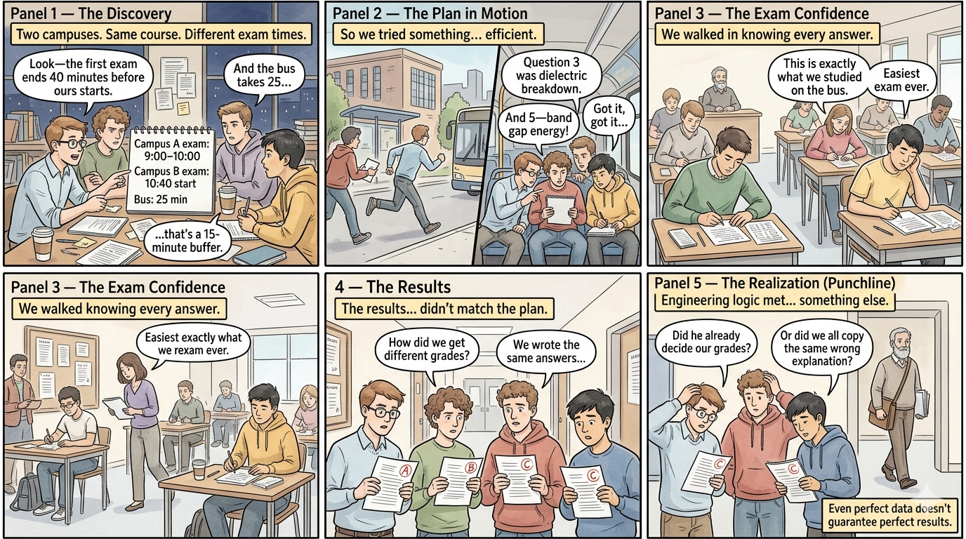 The Relay — a true story about two campuses and one exam